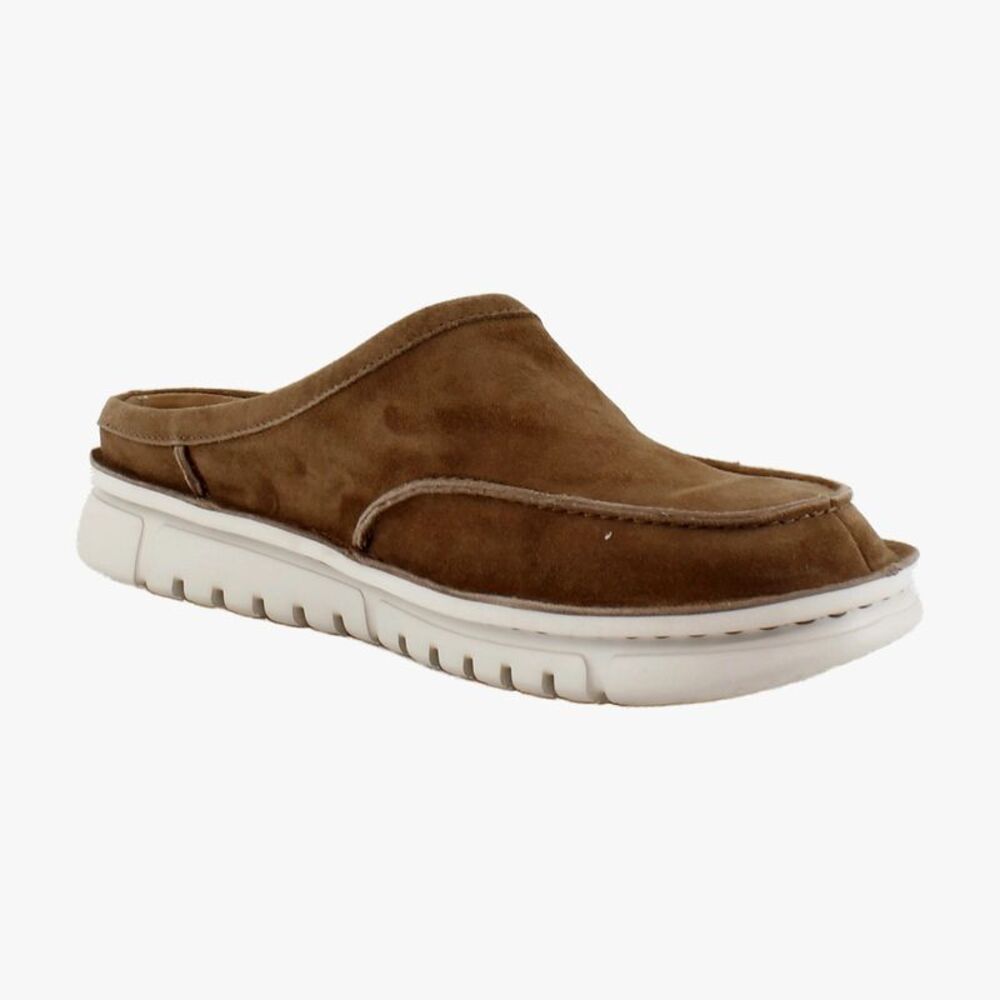 Vionic Uptown Clog Hazelnut Brown Suede (Wide)